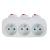 Esperanza ELK307W Electrical Splitter 3 sockets switch White