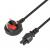 iBOX Power Cable for Laptops (clover) VDE 1.8m UK plug