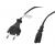 Lanberg CA-C7CA-10CC-0018-BK power cable Black 1.8 m C7 coupler CEE7/16