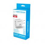 Esperanza EZC105W mains charger 20W White