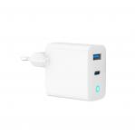 Gembird TA-UC-PDQC65L-W-01 mobile device charger Universal White AC Fast charging Indoor
