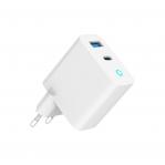 Gembird TA-UC-PDQC65L-W-01 mobile device charger Universal White AC Fast charging Indoor