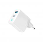 Gembird TA-UC-PDQC65L-W-01 mobile device charger Universal White AC Fast charging Indoor