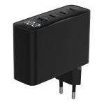 Gembird TA-UC-PDQC100LCD-01-BK mobile device charger Laptop, Smartphone Black AC Fast charging Indoor