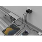 Gembird TA-UC-PDQC100LCD-01-BK mobile device charger Laptop, Smartphone Black AC Fast charging Indoor