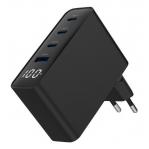 Gembird TA-UC-PDQC100LCD-01-BK mobile device charger Laptop, Smartphone Black AC Fast charging Indoor