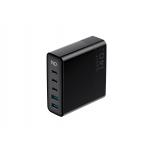 Havit UCLE004 EU - GaN five-port travel charger 140 W, black