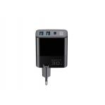 Havit UCLE001 EU - GaN three-port charger 30 W, black
