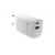 NATEC RIBERA GAN CHARGER 1X USB-A + 1X USB-C 30W WHITE