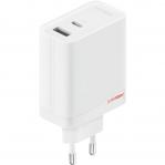 OnePlus SUPERVOOC Charger Ports USB-A and USB-C + USB-C cable 120 W White