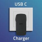 Qoltec 52379 Super Quick PD Charger | 1xUSB-C | 65W | 5-20V | 3-3.25A | Black