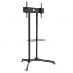 Techly Floor Trolley with Shelf Support LCD / LED / Plasma 30-65