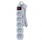 Esperanza ELK214W power extension 1.5 m 5 AC outlet(s) Indoor White