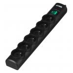 Ever OPTIMA surge protector 1.5 m (6 x UTE; 10 A; black) (T/LZ08-OPT015/0000)
