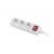 LANBERG POWER STRIP 3M WHITE, 3X 230V PL, WITH SWITCH