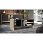 Cama PORTO bench/table 100x50x46 oak/black