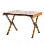 Folding camping garden table DREVO 60cm