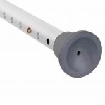 Round aluminium shower stool