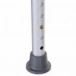 Round aluminium shower stool