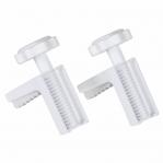 High raising toilet seat with flap