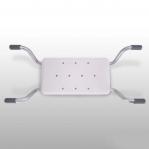 Recessed bench for bathtub - adjustable