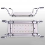 Recessed bench for bathtub - adjustable