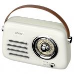 SAVIO RS-02 Portable Radio, white