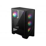 MSI MAG Forge 120A AIRFLOW Midi Tower Black, Transparent