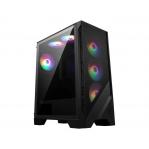 MSI MAG Forge 120A AIRFLOW Midi Tower Black, Transparent