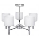 Classic chandelier pendant ceiling lamp Activejet MIRA Chrome 5xE27 for living room