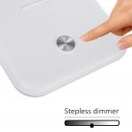 Maclean MCE614W Dimmable LED Desk Lamp Adjustable Folding 9W IP20 3000K 4500K 6500K