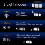 Maclean IP65 Solar LED Lamp with Motion and Dusk-to-Dawn Sensor IP65 4W 320lm 4000K Li-ion 1200 mAh 3 Operating Modes Floodlight Security Garden Entryway HQ