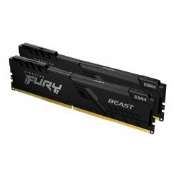 Kingston Technology FURY Beast 16GB 3200MT/s DDR4 CL16 DIMM (Kit of 2) Black