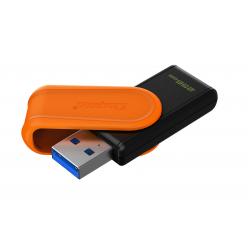 Kingston Technology DataTraveler 256GB Portable USB 3.2 Gen 1 Exodia S (Black/Orange)