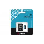Kingston Technology 1TB microSDXC Canvas Go Plus Gen4 200MB/s A2 U3 V30 Card + Adapter