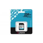 Kingston Technology Canvas Go! Plus 256GB SDXC Canvas Go Plus Gen4 200MB/s C10 UHS-I U3 V30