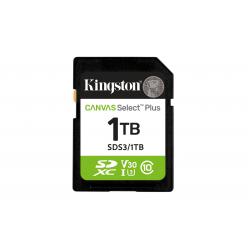 Kingston Technology 1TB SDXC Canvas Select Plus Gen3 150MB/s C10 UHS-I U3 V30