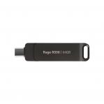 Flashdrive PATRIOT Rage R550 64GB 100 MB/S USB A+C Swivel Design (PE64GR550DSAD) Black