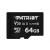 Patriot VX Series 64GB MicroSDXC V30 Class 10 UHS-I U3 4K UHD Memory Card PSF64GVX31MCX