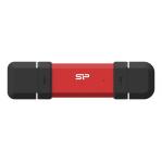 Silicon Power DS72 USB flash drive 500 GB USB Type-A / USB Type-C 3.2 Gen 2 (3.1 Gen 2) Red