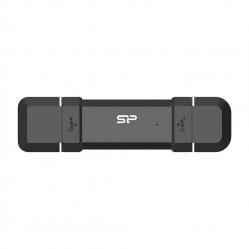 Silicon Power DS72 USB flash drive 250 GB USB Type-A / USB Type-C 3.2 Gen 2 (3.1 Gen 2) Black