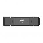 Silicon Power DS72 USB flash drive 1 TB USB Type-A / USB Type-C 3.2 Gen 2 (3.1 Gen 2) Black
