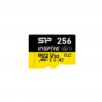 Memory card Silicon Power Inspire 256 GB MicroSDXC V30 UHS-I U3 A2 4K + adapter (SP256GBSTXLA2V1NSP)