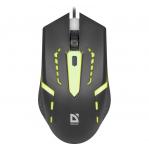 MOUSE DEFENDER FLASH MB-600L OPTIC LED 1200dpi 4P
