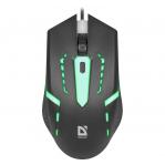 MOUSE DEFENDER FLASH MB-600L OPTIC LED 1200dpi 4P