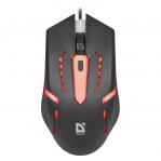 MOUSE DEFENDER FLASH MB-600L OPTIC LED 1200dpi 4P