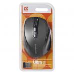 MOUSE DEFENDER ULTRA MM-315 RF BLACK OPTICAL 1600DPI 6P