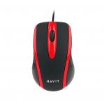 Havit HV-MS753 - universal computer mouse, red and black
