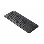 Logitech K400 Plus keyboard RF Wireless Dutch Black