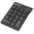 Manhattan Numeric Keypad, Wireless (2.4GHz), USB-A Micro Receiver, 18 Full Size Keys, Black, Membrane Key Switches, Auto Power Management, Range 10m, AAA Battery (included), Windows and Mac, Three Year Warranty